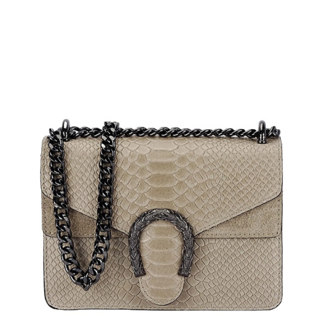 Clutch - Bézs valódi bőr kistáska 8936 120