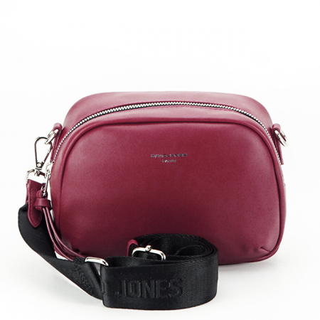 Posete - Geanta rosu inchis de dama David Jones Paris B-CM6266 14