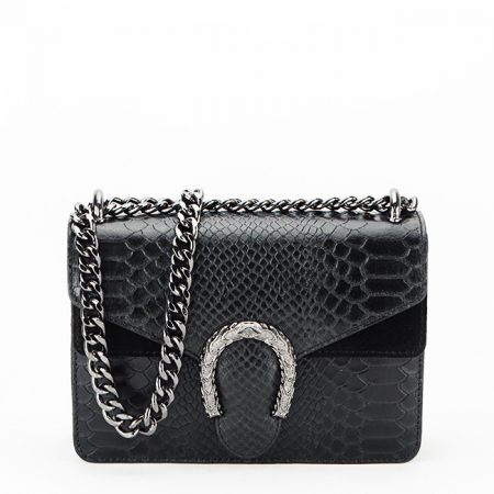 Retikülök - Valódi bőr kistáska 8936 120 Fekete