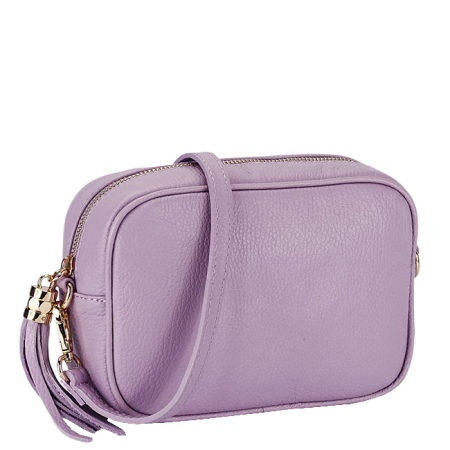 Genti mici - Geanta din piele naturala mov lavanda B-1533 123