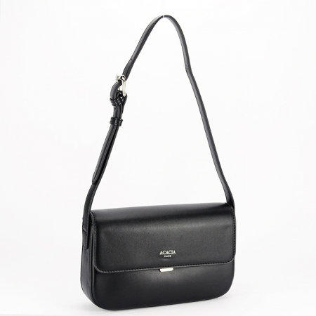 Femei - Geanta de umar, casual  B-G-24229, Negru M6
