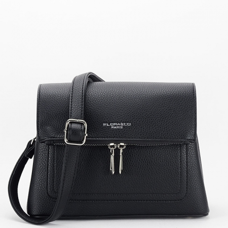 Táskák - Fekete hétköznapi Flora&CO Paris táska H6922 126