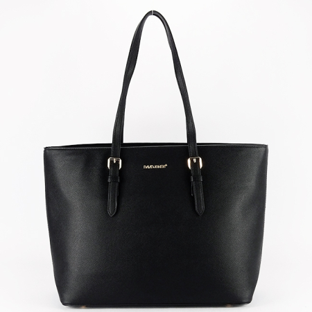 Femei - Geanta neagra David Jones de talie mare B-CM6738-3 13