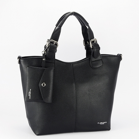 Femei - Geanta dama shopper Flora&Co Paris B-F7143 12, Negru