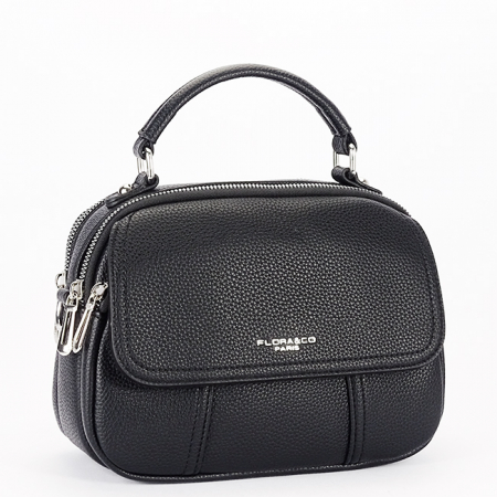 Femei - Geanta dama cu maner Flora&Co B-F8511 M7, Negru