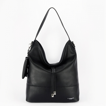 Femei - Geanta neagra de dama F8551 11