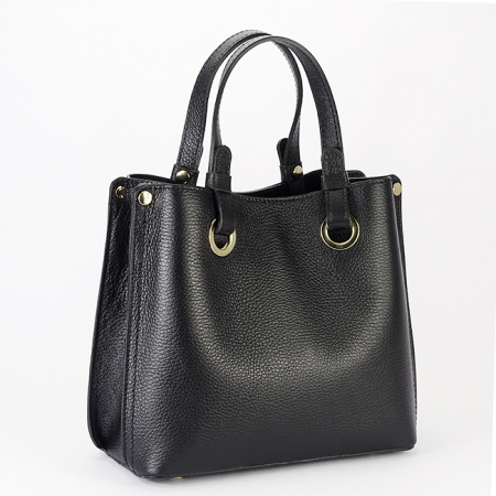 Femei - Geanta din piele naturala office/casual B-8916 129 Negru