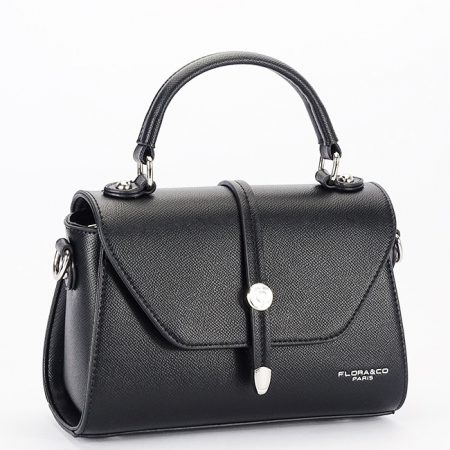 Femei - Geanta neagra mica Flora&Co Paris B-F8581 16