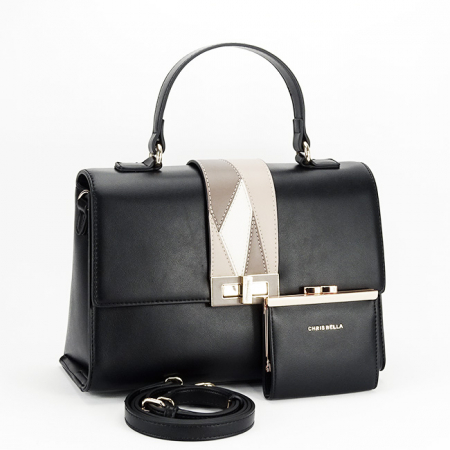 Femei - Geanta dama, neagra Premium B-CB2400-1 15