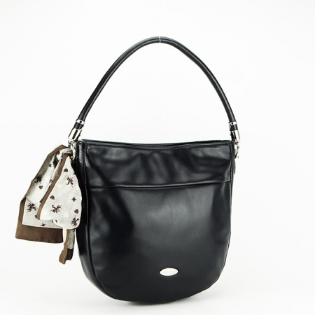 Posete - Geanta dama cu esarfa B-CM6486 14 Negru