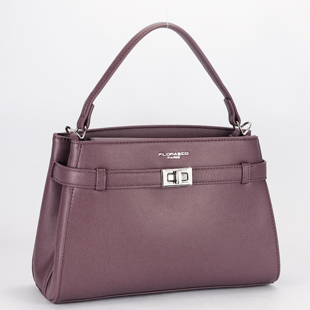 Noutati - Geanta plamaniu inchis dama Flora&Co Paris B-F8541 14