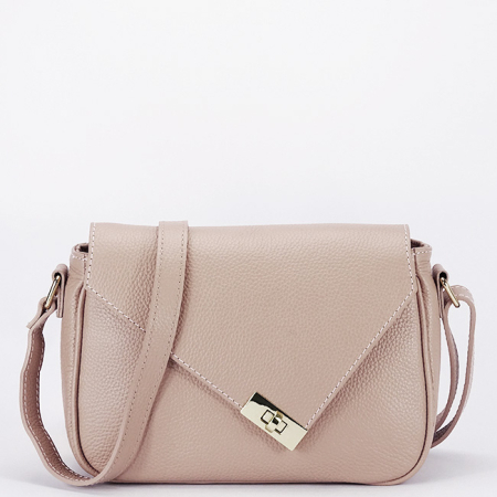 Nők - Rózsaszín valódi bőrtáska 8911 128