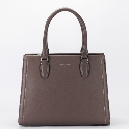 Posete - Geanta taupe inchis mare David Jones B-CM7651 16