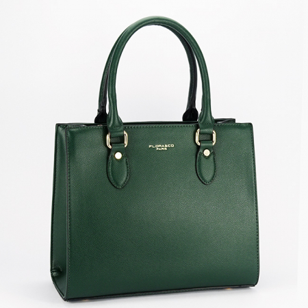 Femei - Geanta medie Flora&Co Paris B-F6919 13, Verde inchis