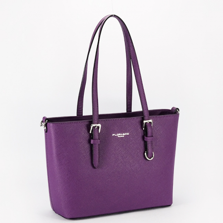 Femei - Geanta violet Flora&Co Paris office/casual B-K9179 M2