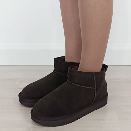 Ghete - Ghete maro cafeniu din piele naturala B-JB1966 111