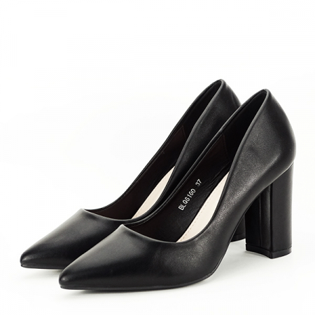 Femei - Pantofi negri office/eleganti B-BLQ6160 01