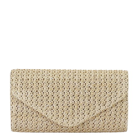 Clutch - Plic elegant bej impletit B-BJH-755 07