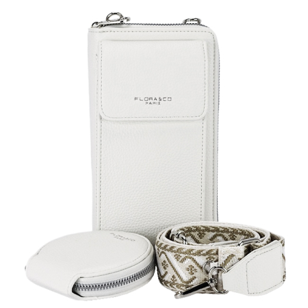 Genti mici - Port telefon si portofel alb B-F5006 06