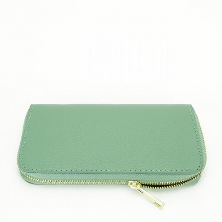 Femei - Portofel dama din piele naturala B-8954 07 Verde menta