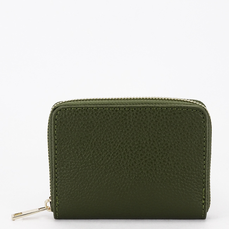 Pénztárcák - Khaki valódi bőr kis pénztárca 8912 07