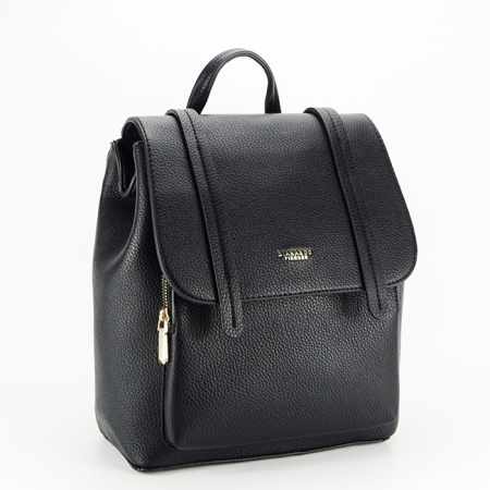 Femei - Rucsac dama casual cu clapeta B-DOS3411-1 119 Negru
