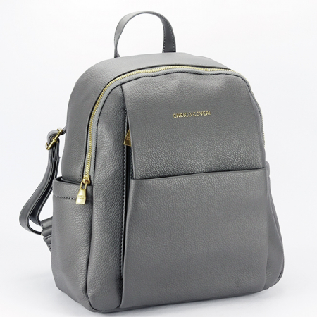 Rucsacuri - Rucsac casual Enrico Coveri B-7024 18, Gri inchis