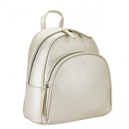 Femei - Rucsac dama FLORA&Co Paris B-F2591 18, Ivory metalizat
