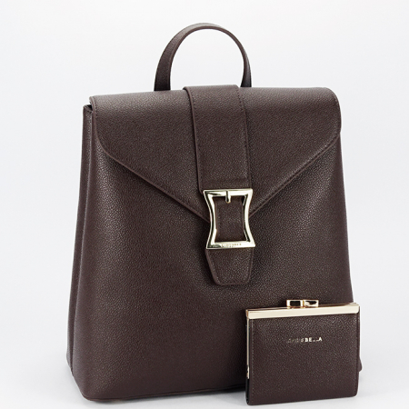 Rucsacuri - Rucsac Premium Chris Bella CB2423-3 M2, Maro inchis