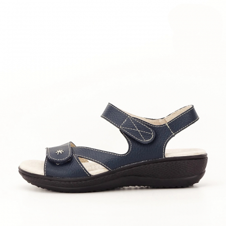 Femei - Sandale bleumarin din piele naturala Sara 129