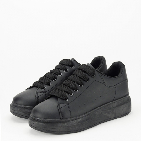 Femei - Sneakers talpa groasa M-8826 M2, Negru