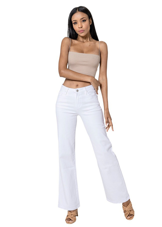 Blugi albi dama Evazati Nina Carter B-P080-10 M10 [1]