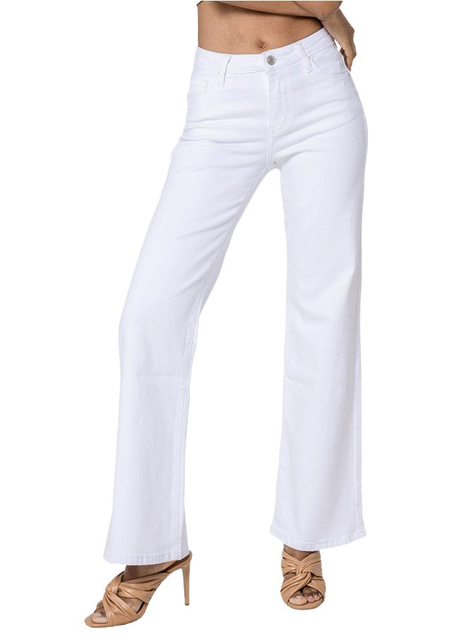 Blugi albi dama Evazati Nina Carter B-P080-10 M10 [2]