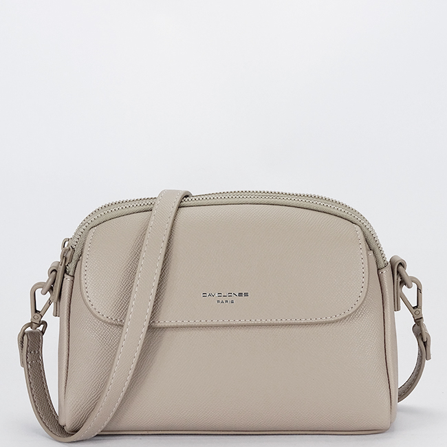 Borseta bej inchis crossbody David Jones Paris B-CM8330 15 [2]