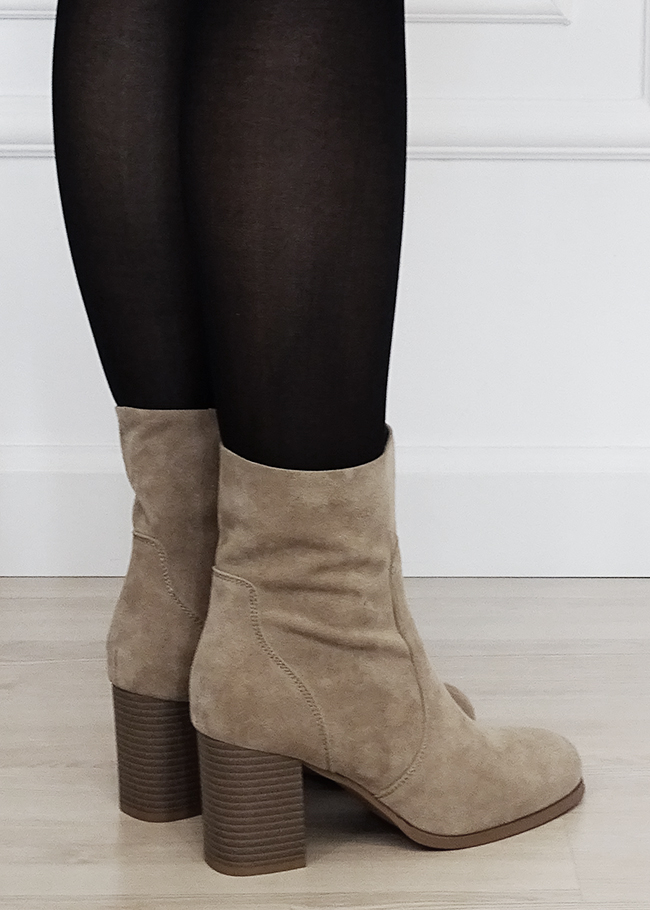 Botine dama bej din piele naturala B-Y2370 117 [5]
