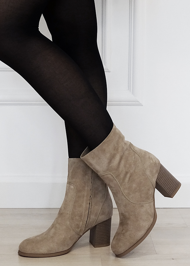 Botine dama bej din piele naturala B-Y2370 117 [2]