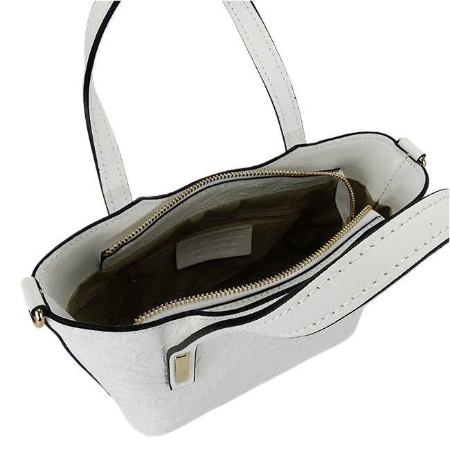 Fehér valódi bőr táska 8904 131 [8]