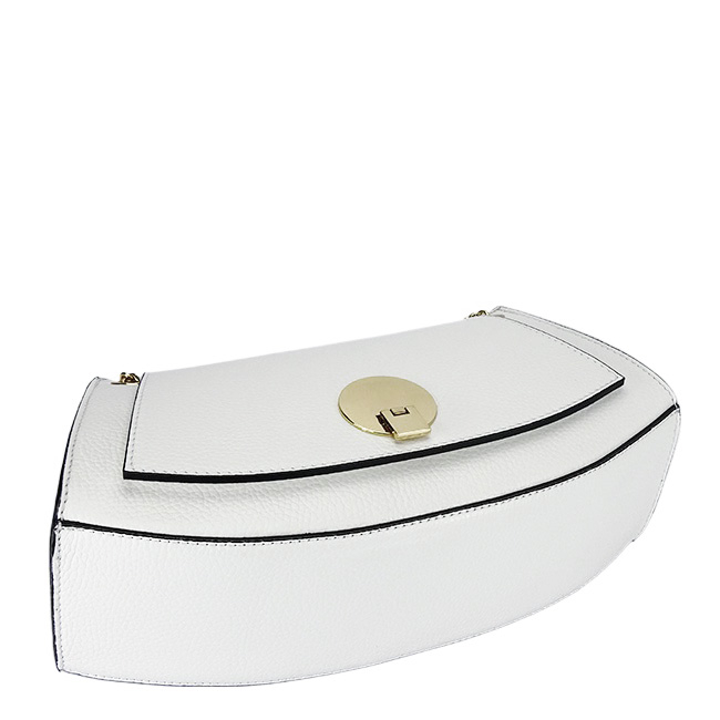 Elegáns fehér valódi bőr kistáska 1488 122 [6]