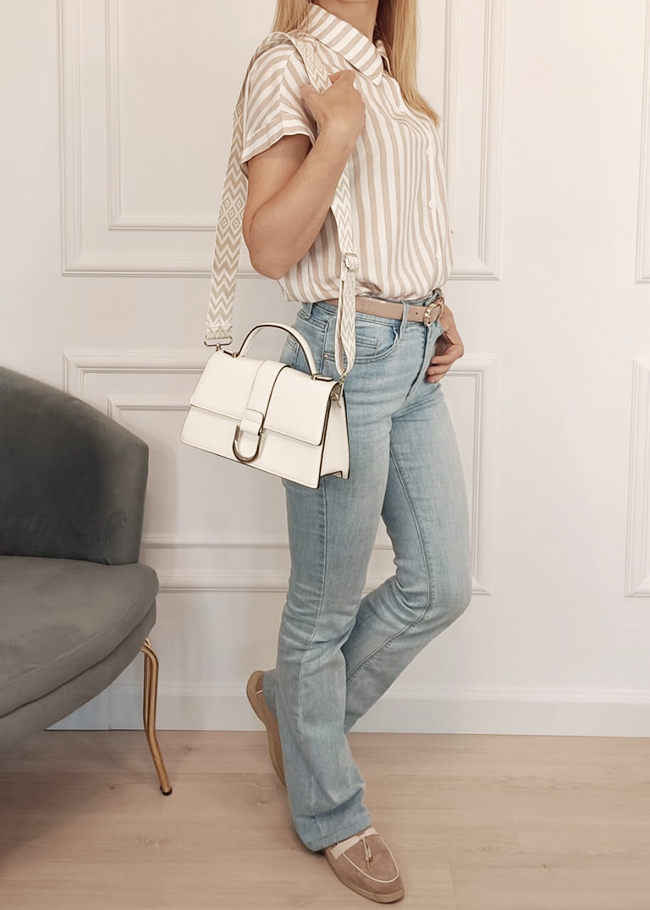 Fehér Flora&CO Paris táska F3657 15 [1]