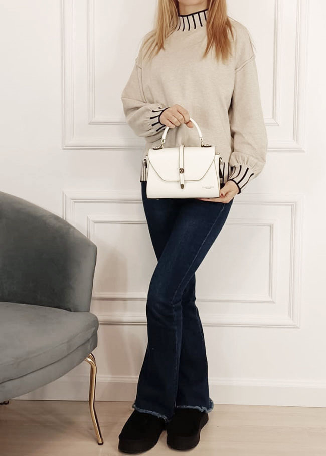 Fehér Flora&Co Paris kistáska F8581 16 [1]