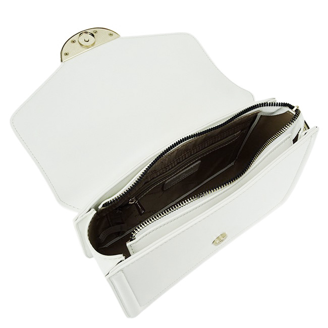 Geanta dama cu portofel inclus B-CB2401-2 Alb Alb