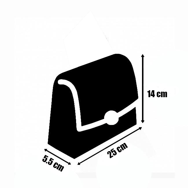 Geanta cu catarama metalica B-CM6992 15, Albastru Albastru