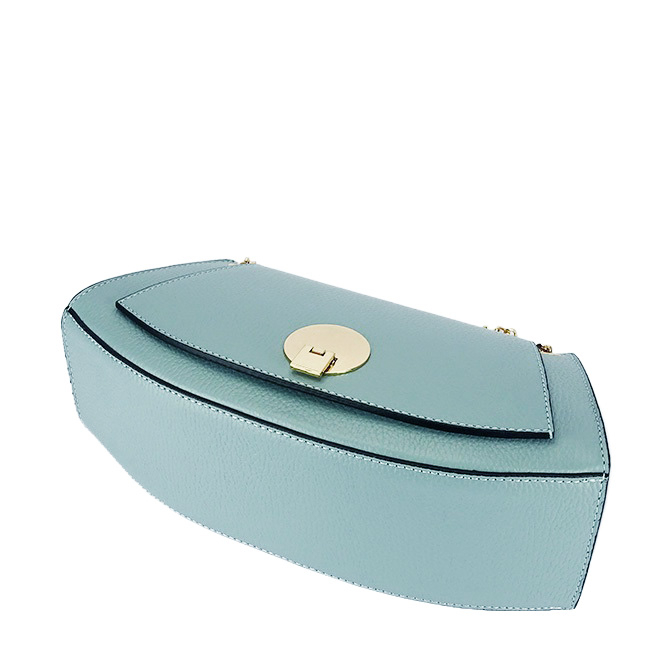 Elegáns világoskék valódi bőr kistáska 1488 122 [6]