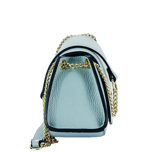 Elegáns világoskék valódi bőr kistáska 1488 122 [4]