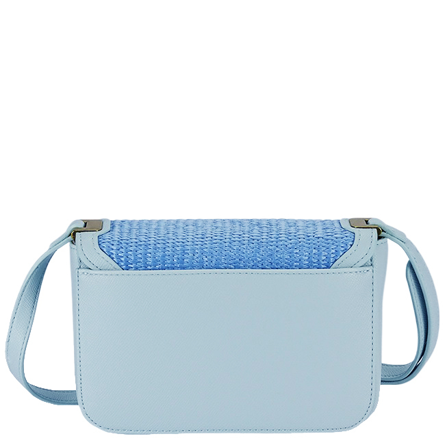 Világos kék crossbody táska fonott mintával CM7497 15 [4]