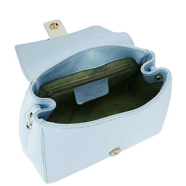 Világoskék valódi bőr táska 1047 123 [10]