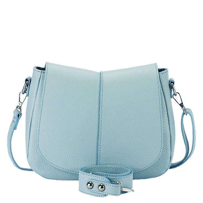 Világoskék valódi bőr táska 8960 123 [5]