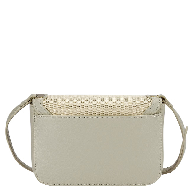 Bézs crossbody táska fonott mintával CM7497 15 [4]