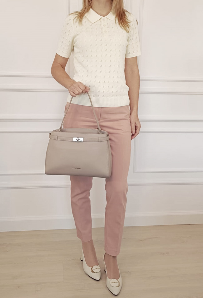 Bézs David Jones női táska CM8266 17 [1]