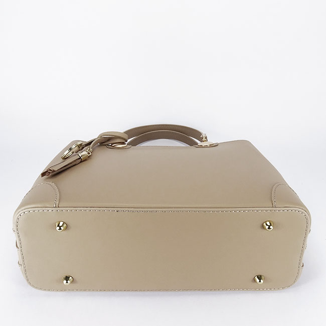 Geanta bej de talie mare din piele naturala B-1330 M9 [5]